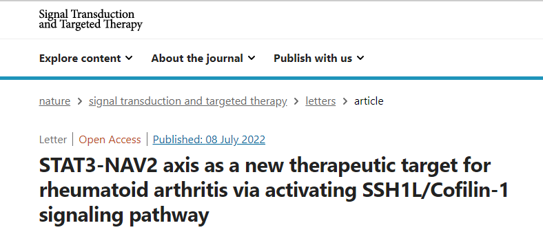 ǲƷCHIPԼٵǹʶۺڿSignal Transduction and Targeted Therapy(IF=38.104)